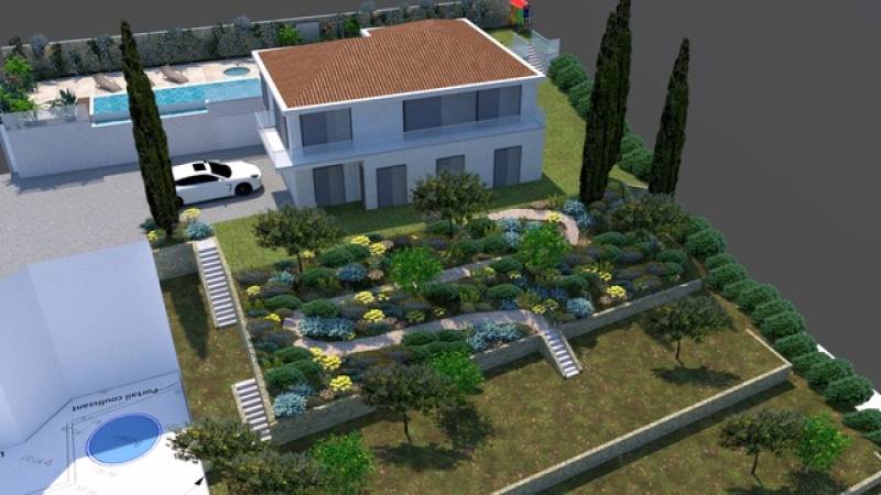 Projet d'aménagement d'une villa en restanque à Aix en Provence
